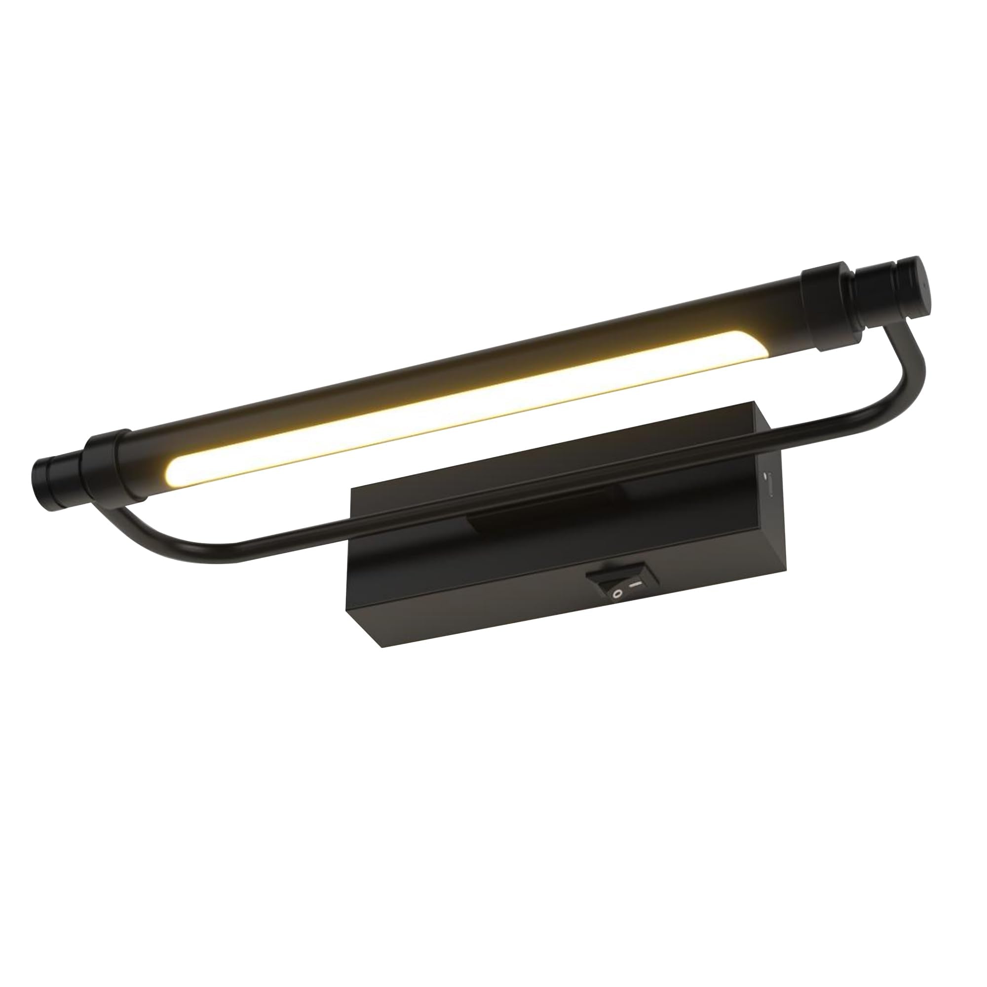 ZitoStory Battery Operated Picture Light with Remote, Wireless Dimmable, 12 Inch, Black, Model 7211-30cm
