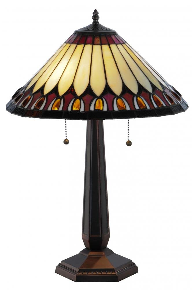 Meyda Tiffany 138579 Lighting, 24.5&quot; Height, Finish: Mahogany Bronze