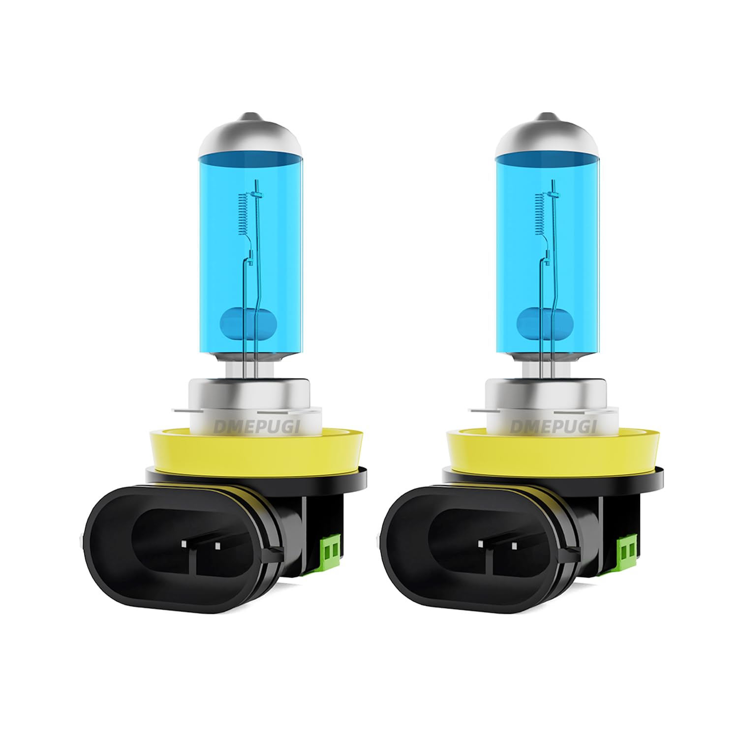 DMEPUGI Compatible With Chevy Chevrolet Silverado 2500 2008-2014 halogen Headlight Bulbs,H11/H9/H8 halogen Fog Light Bulbs,Plug 