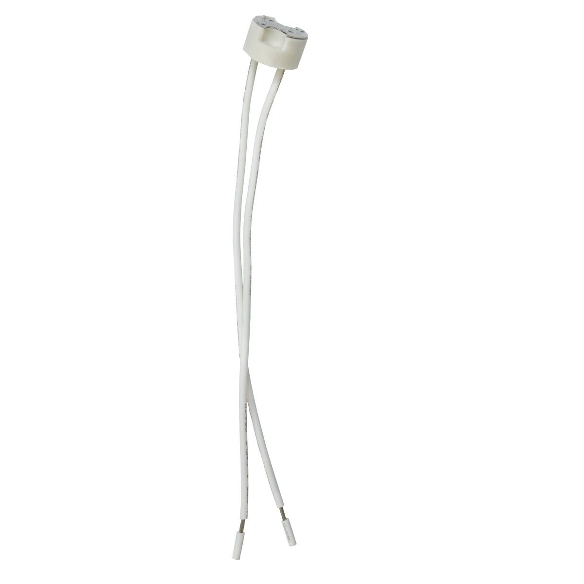 20 Pcs G8 Base Porcelain Halogen Socket G8 Led Light Bulb Ceramic Socket With 6'' Leads Wire Connector For Retrofit Halogen Ligh
