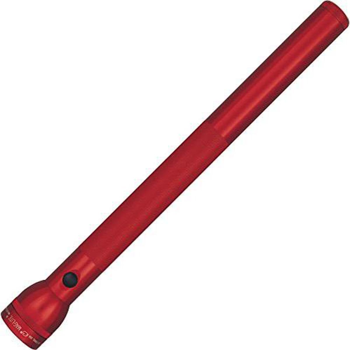 Maglite Heavy-Duty Incandescent 6-Cell D Flashlight In Display Box, Red