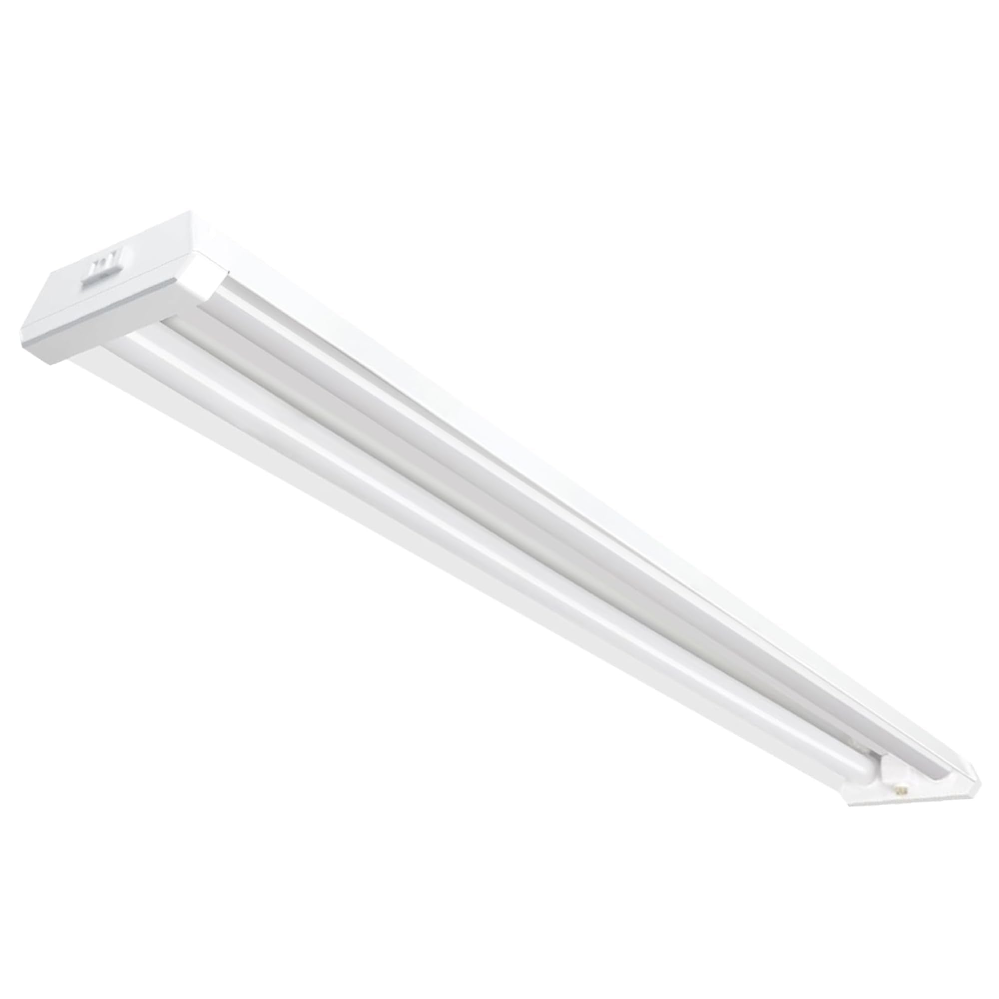 Feit Electric 4ft LED Dual Lamp Shop Light, 4500 Lumens, 4000K Cool White, Flush/Hanging Mount, Ideal for Garages & Workshops, 4
