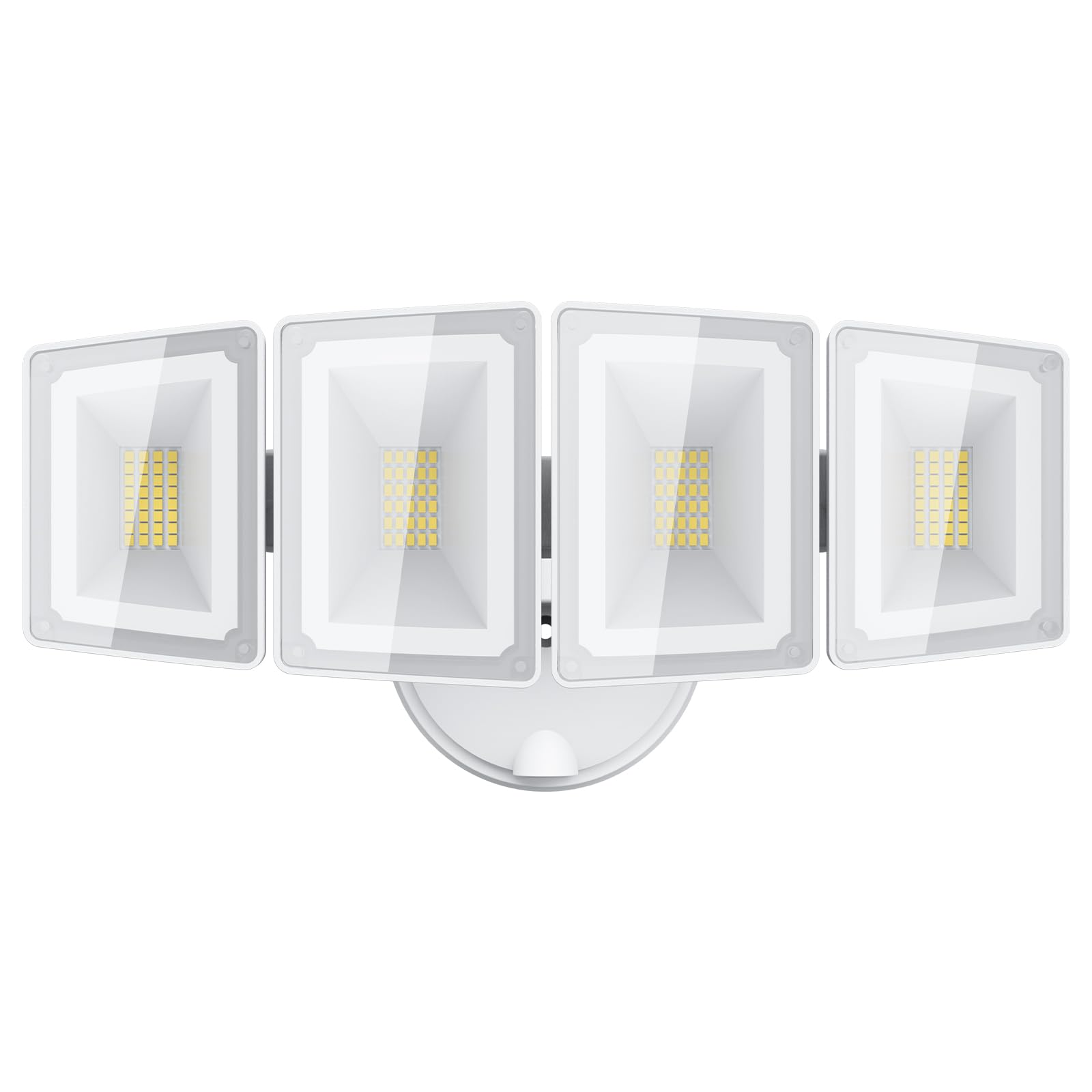 USTELLAR 100W LED Flood Light, 10000lm, 4 Heads, IP65 Waterproof, 5000K Daylight, Aluminum, 1 Pack, Model UT88118W