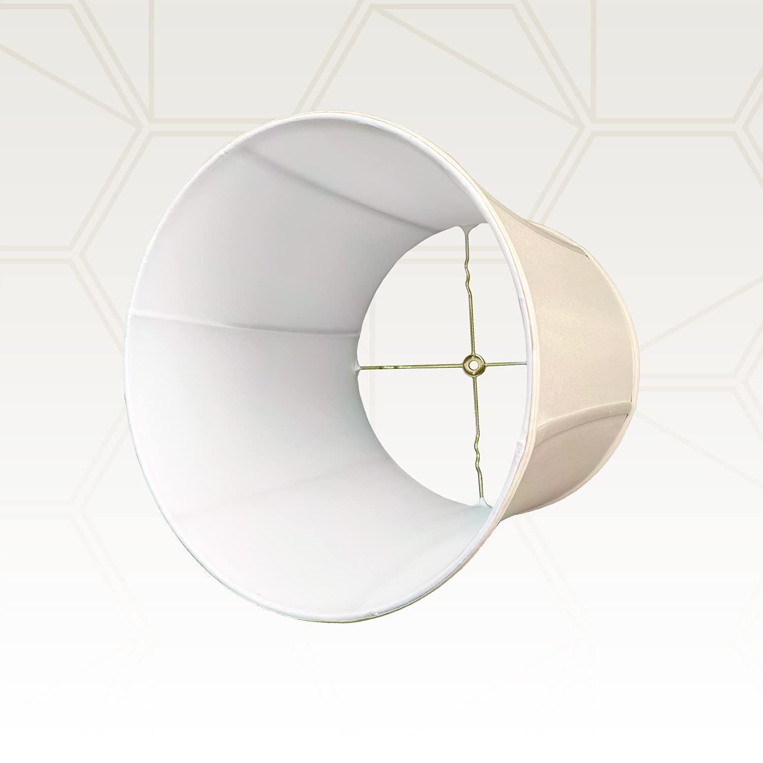 Royal Designs Basic Drum Lamp Shade - Beige - 14 X 15 X 15