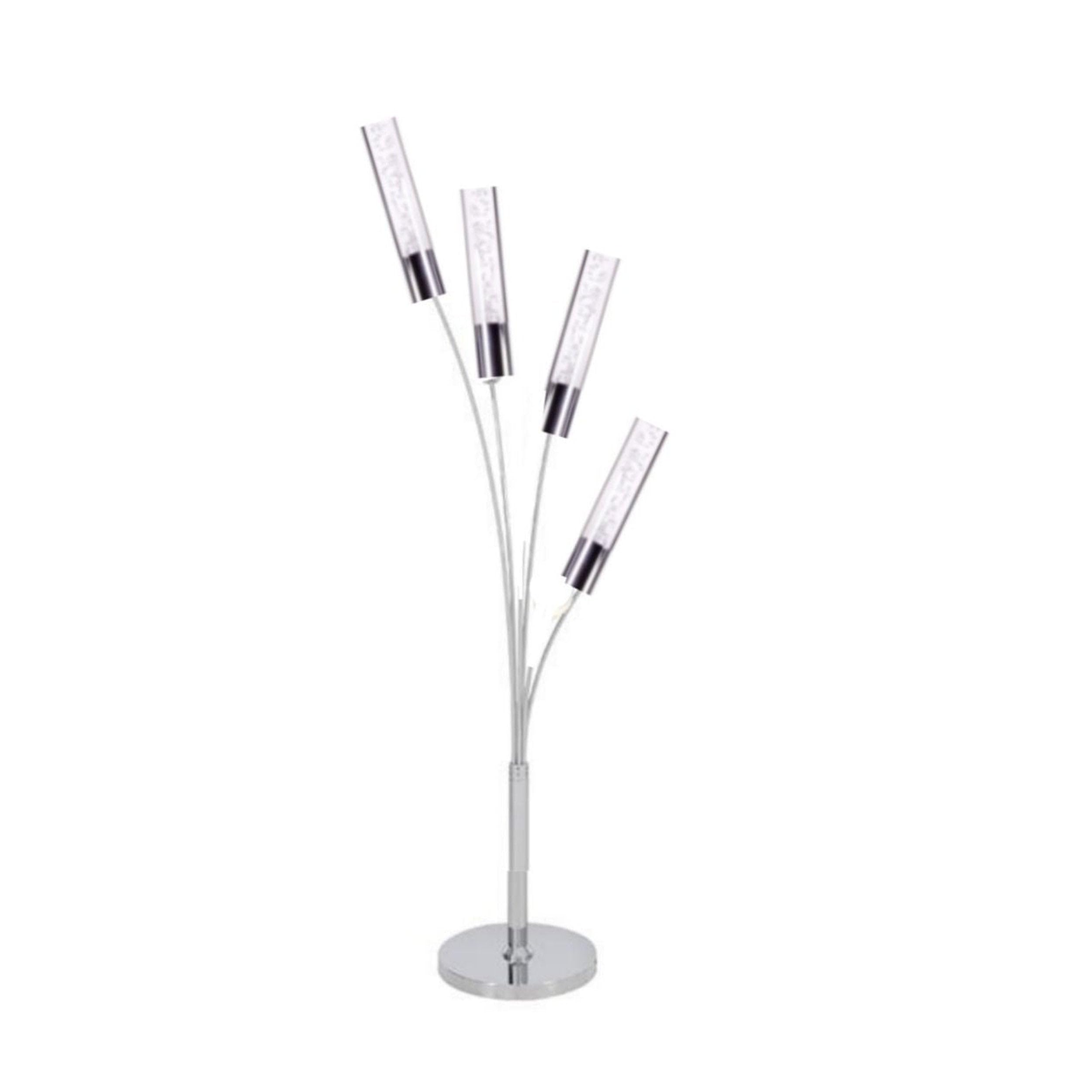 Overstock Crystal Cylinder Table Lamp - Large, Elegant Design, Home Decor