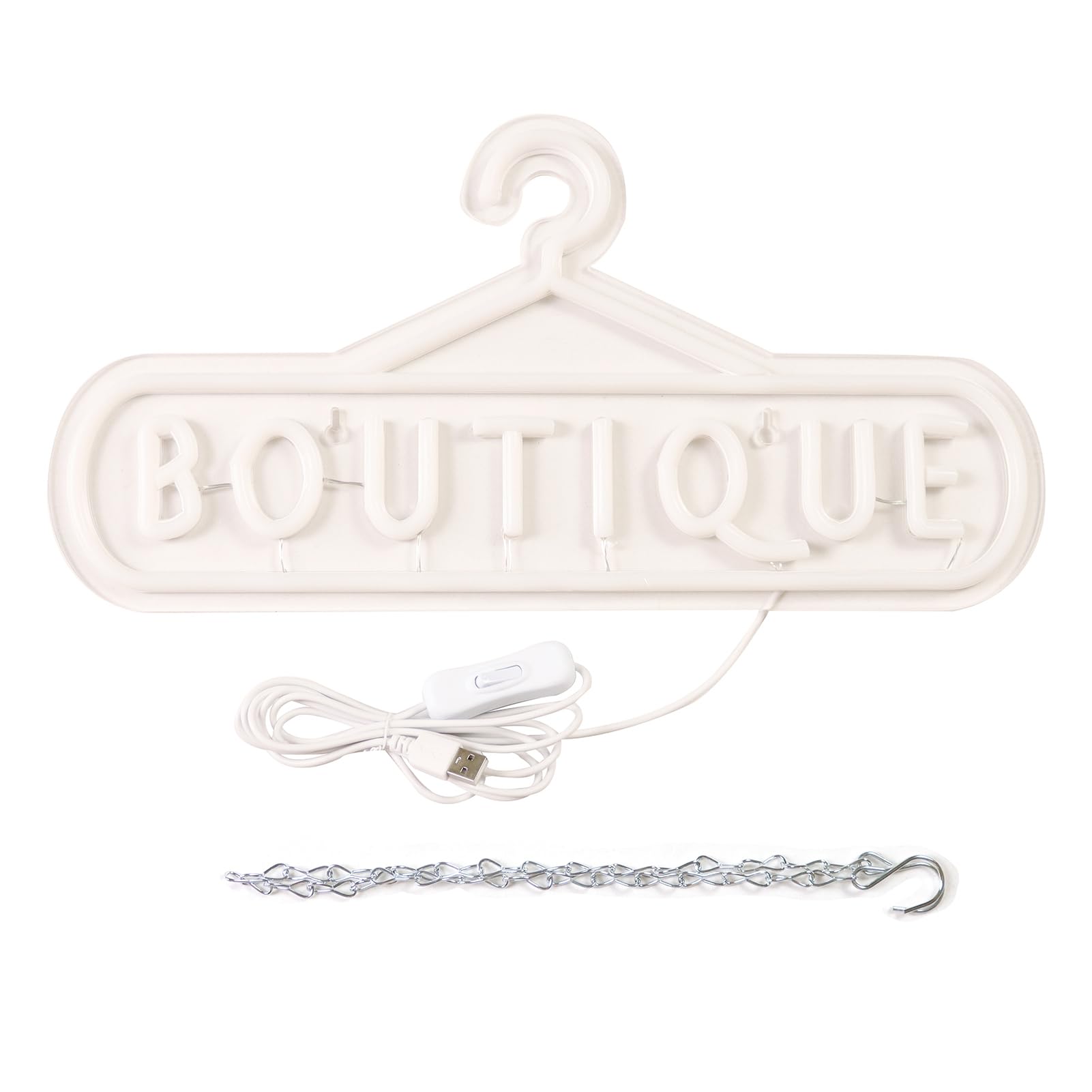 Balanar Neon Wall Sign for Boutique Decor - LED Art Light - 16.1inx8.1in - Glass - Unique Gift