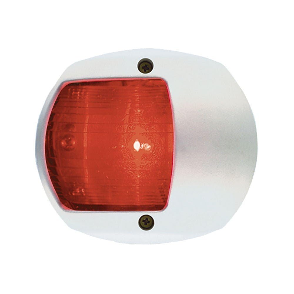 Perko Led Side Light - Red - 12V - Durable White Plastic Housing - One Size