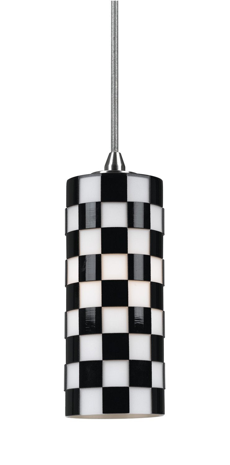 Cal Lighting Pendant Light CALUP-1018/6-BS Contemporary Modern Metal Silver