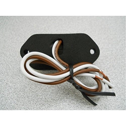 United Pacific 4 White Led Chrome License Plate Light/Utility Light Metal Housing