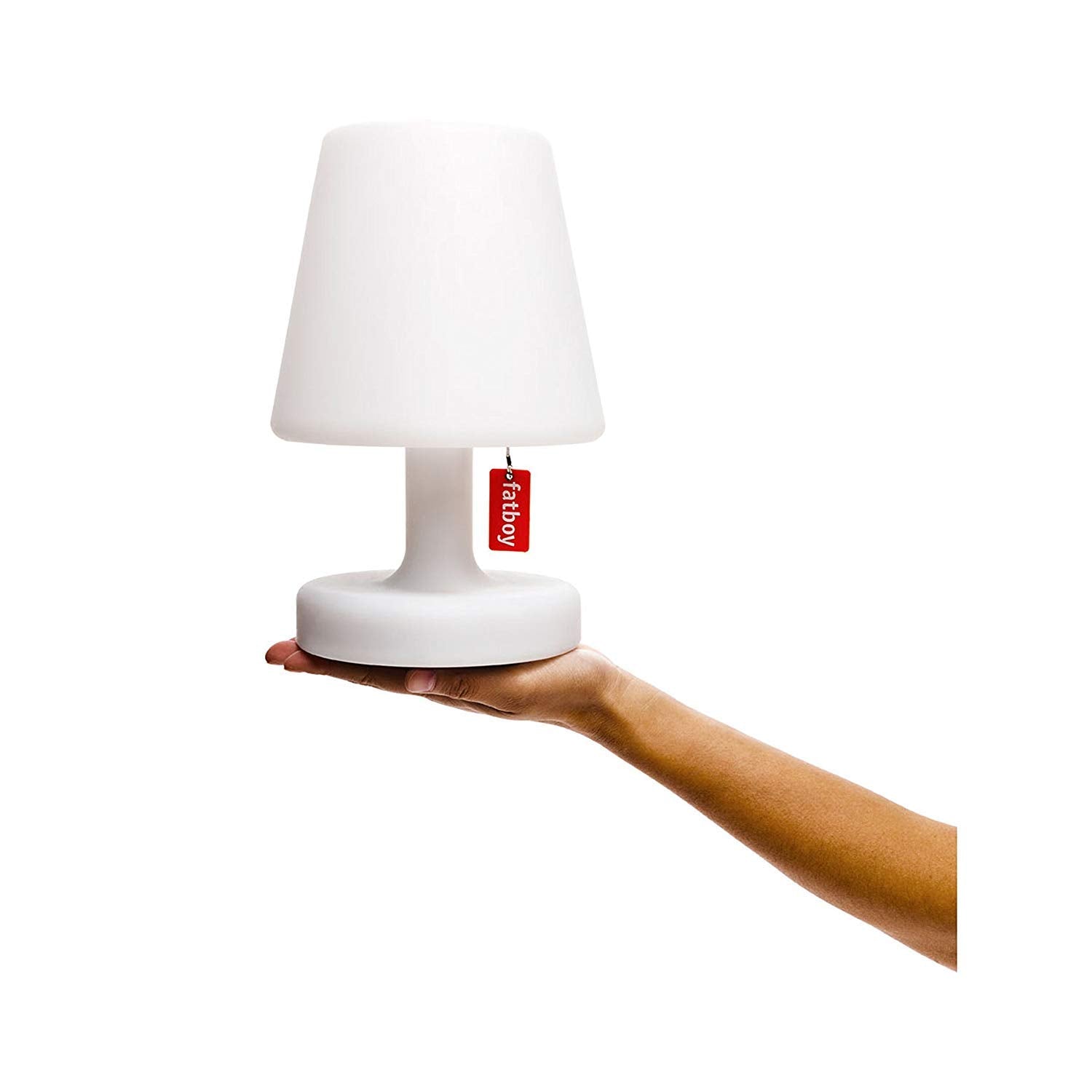 Fatboy Edison The Petit Lamp, Rechargeable LED Light, White, Model ETPSNG-WHT-UL, Portable, Multi-Material