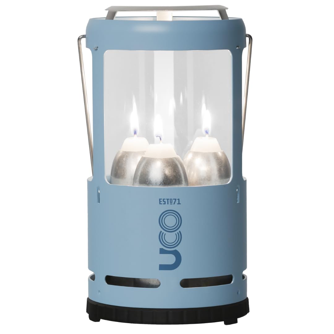 UCO Candlelier Candle Lantern, Aluminum, Glacier Blue, Model C-C-STD-GLACIER-