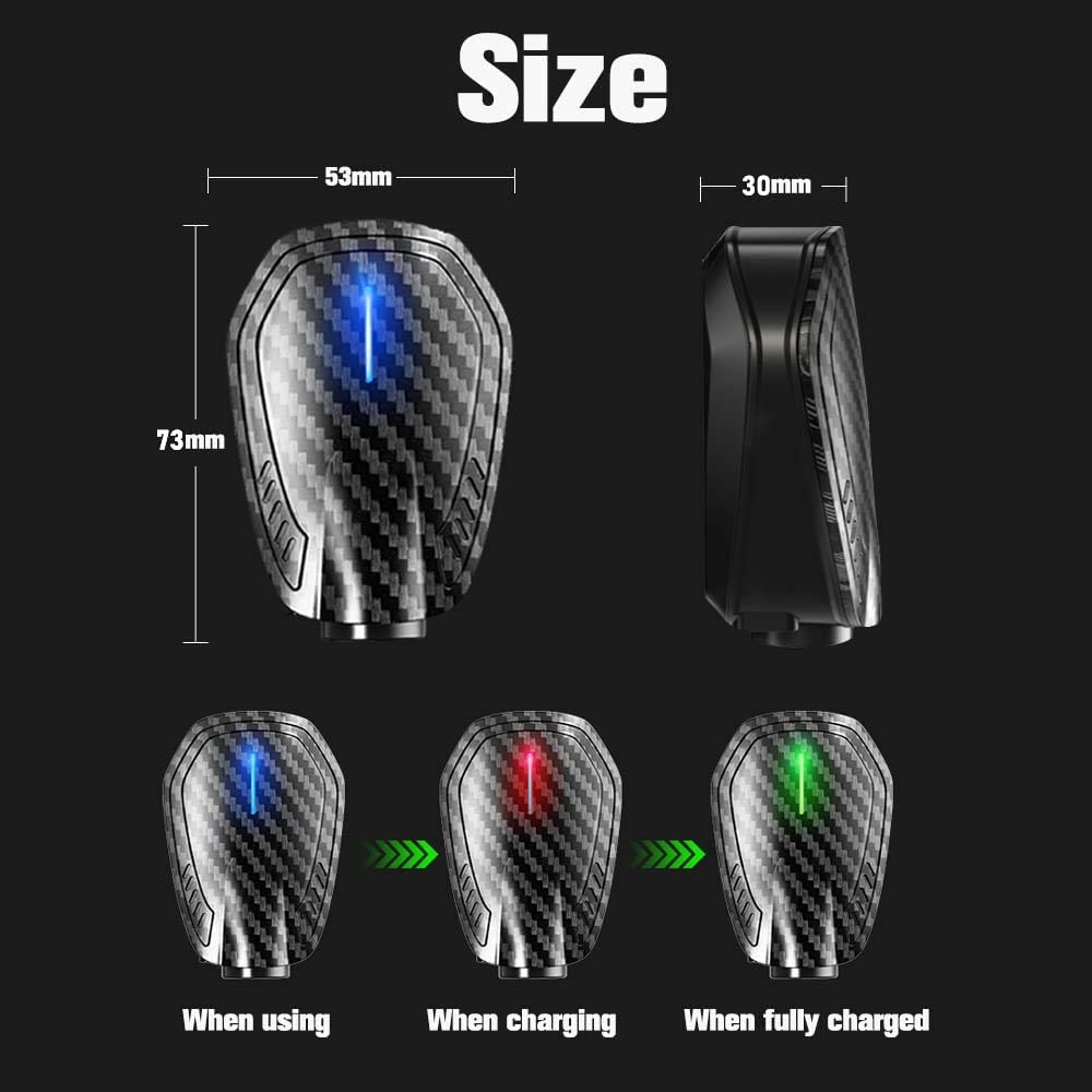 LOWEEY Car Door Lights, 2Pcs LED Logo Projector, Rechargeable, Wireless, Fits All Cars, KK-II-AA, Plastic Material