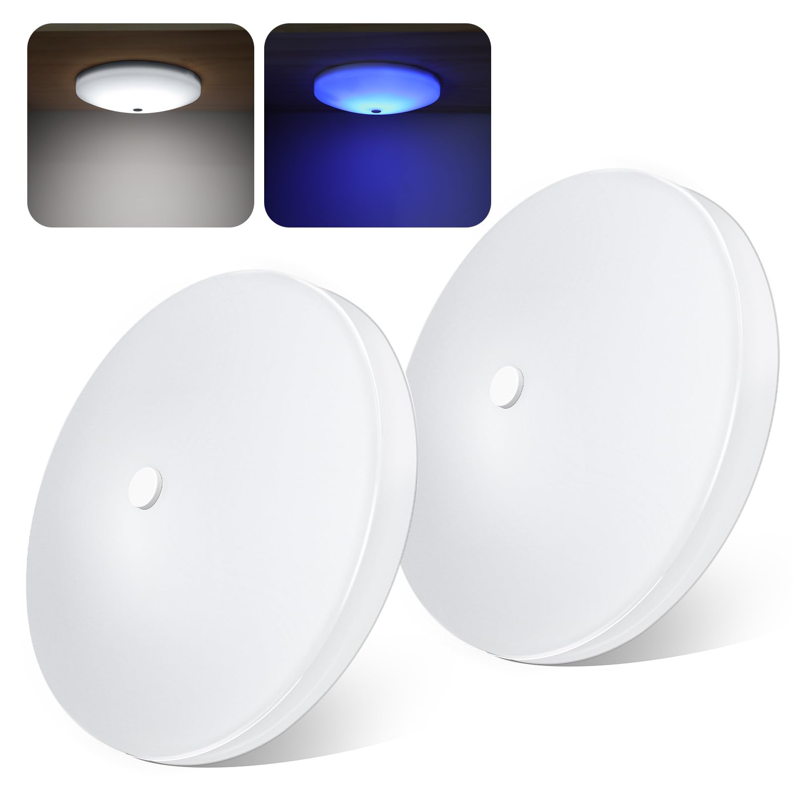 acegoo 12V LED Ceiling Dome Light, Dimmable Puck Light, Aluminum, 5000K, Model ACE-SM-DL-2C, 2-Pack