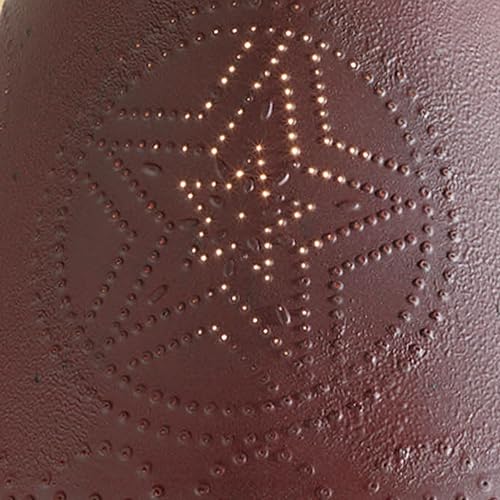 Park Designs Metal Star Shade - 12'' - Red