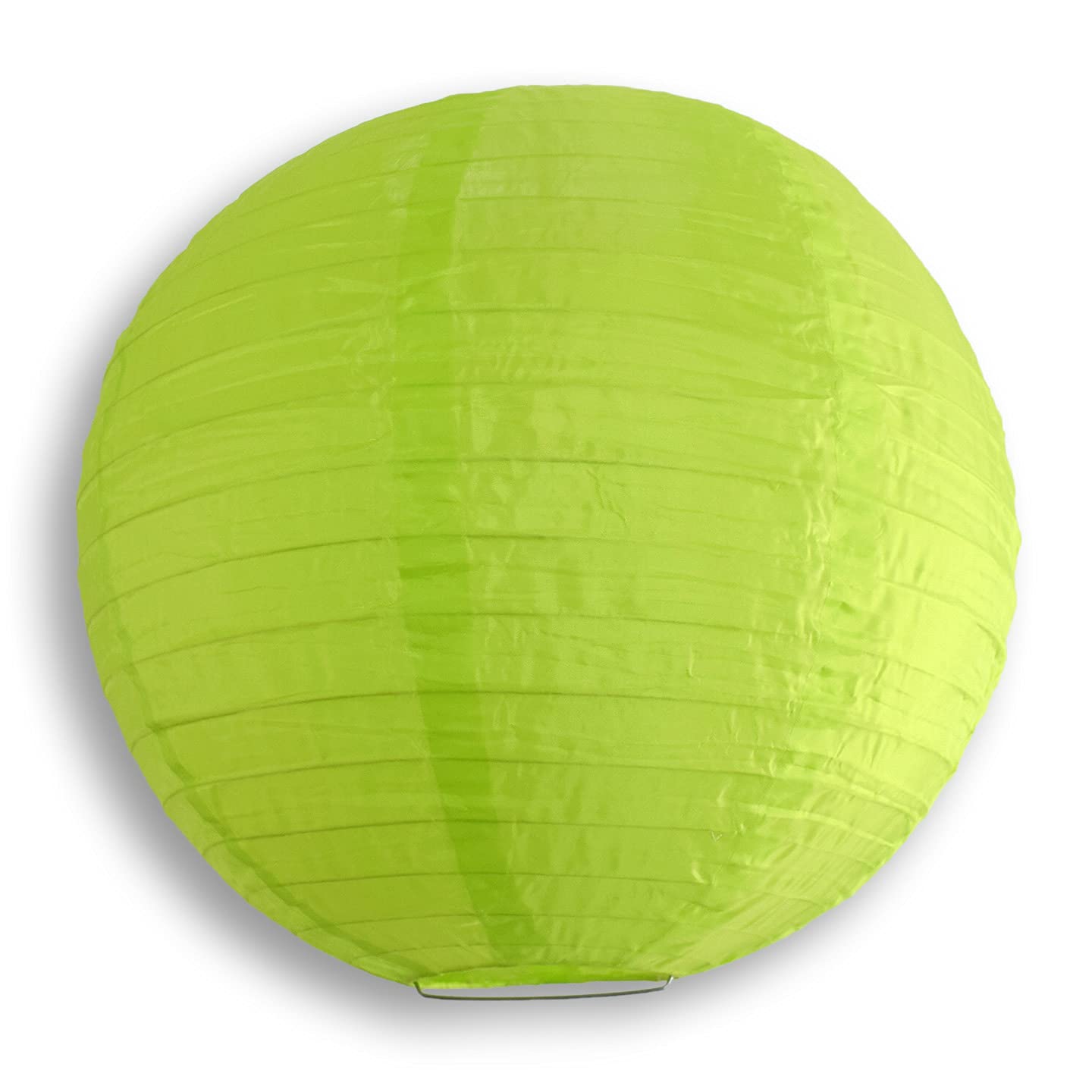 Paperlanternstore.Com 14 Inch Apple Green Nylon Lantern