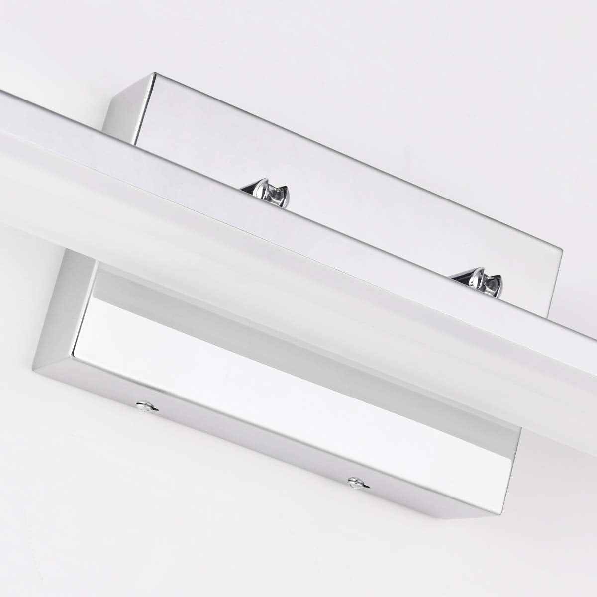 Mirrea 36In Modern Led Vanity Light For Bathroom Lighting Dimmable 36W Chromed (Warm White 3000K)