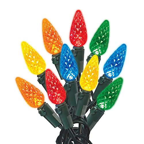 CELEBRATIONS 9045581 74.5 ft. LED C6 Multi Colored Light Set 300 Count
