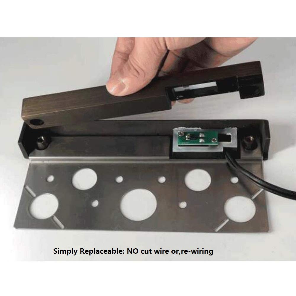 Arrownine Replaceable Hardscape Lighting Low Voltage 9-17V AC/DC,Brass Materials Heat Dissipation Warm White for Retaining Wall