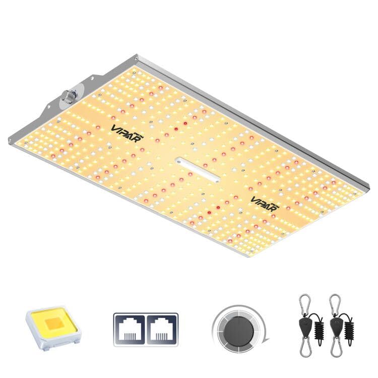 VIPARSPECTRA XS2500 Grow Lights for Seed Starting, 250W Dimmable LED Grow Light with Samsung LM301H Diodes, Dimming Daisy Chain 
