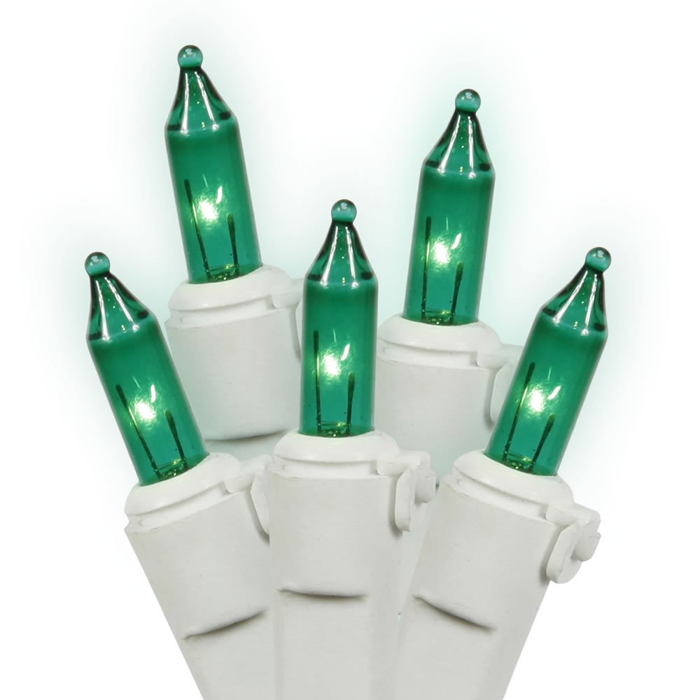 Vickerman Light Set WW, 17ft White Wire, Glass, Model W4W0504