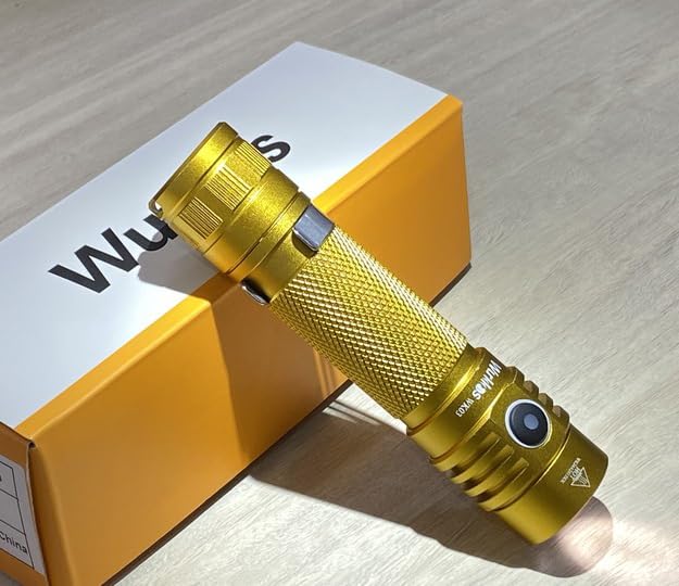 Wurkkos Wk03 Pocket Flashlight Rechargeable, 1200 High Lumens Super Bright Led Flashlight With 6 Modes, High Cri 519A Led, Ip68