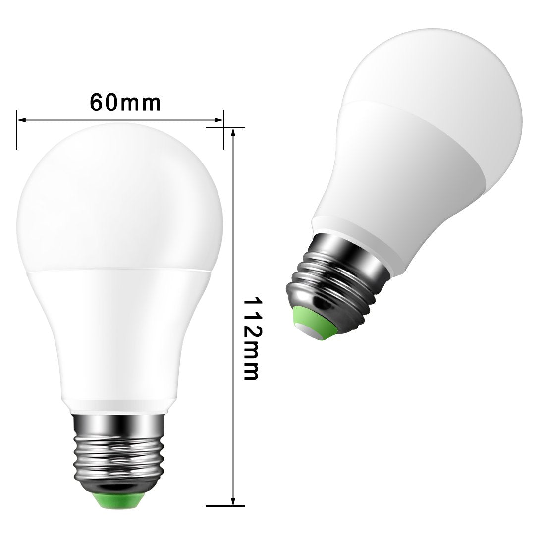 Droiee Dimmable E26 LED Light Bulb, 6W RGBW, 500LM, 16 Color Modes, Remote Control, Plastic, Model Dr-LED-666