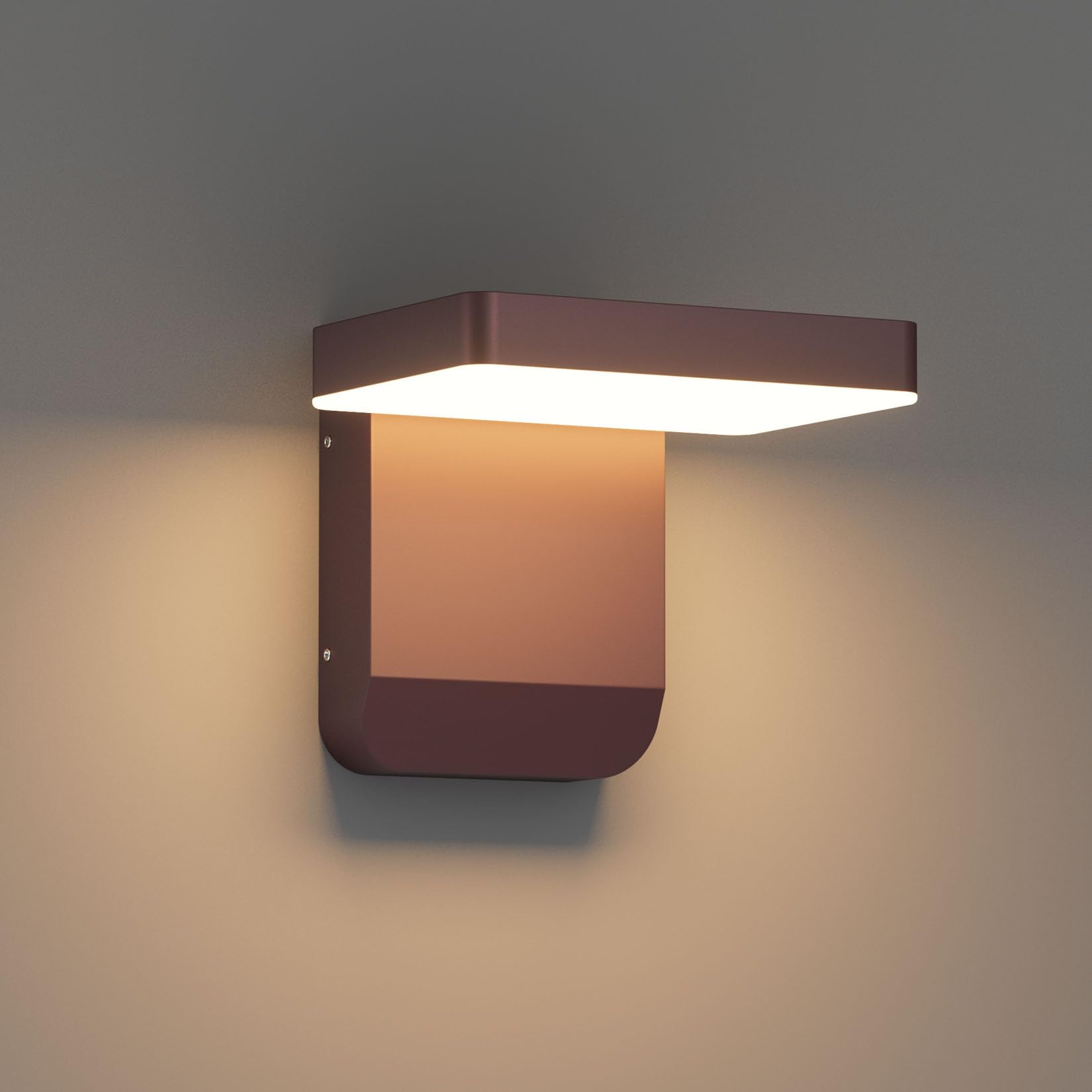 Aoceley Modern Outdoor Rotatable Wall Light LED Wall Sconce Bronze Exterior Wall Lights Fixture Modern Lights for House, 3000K