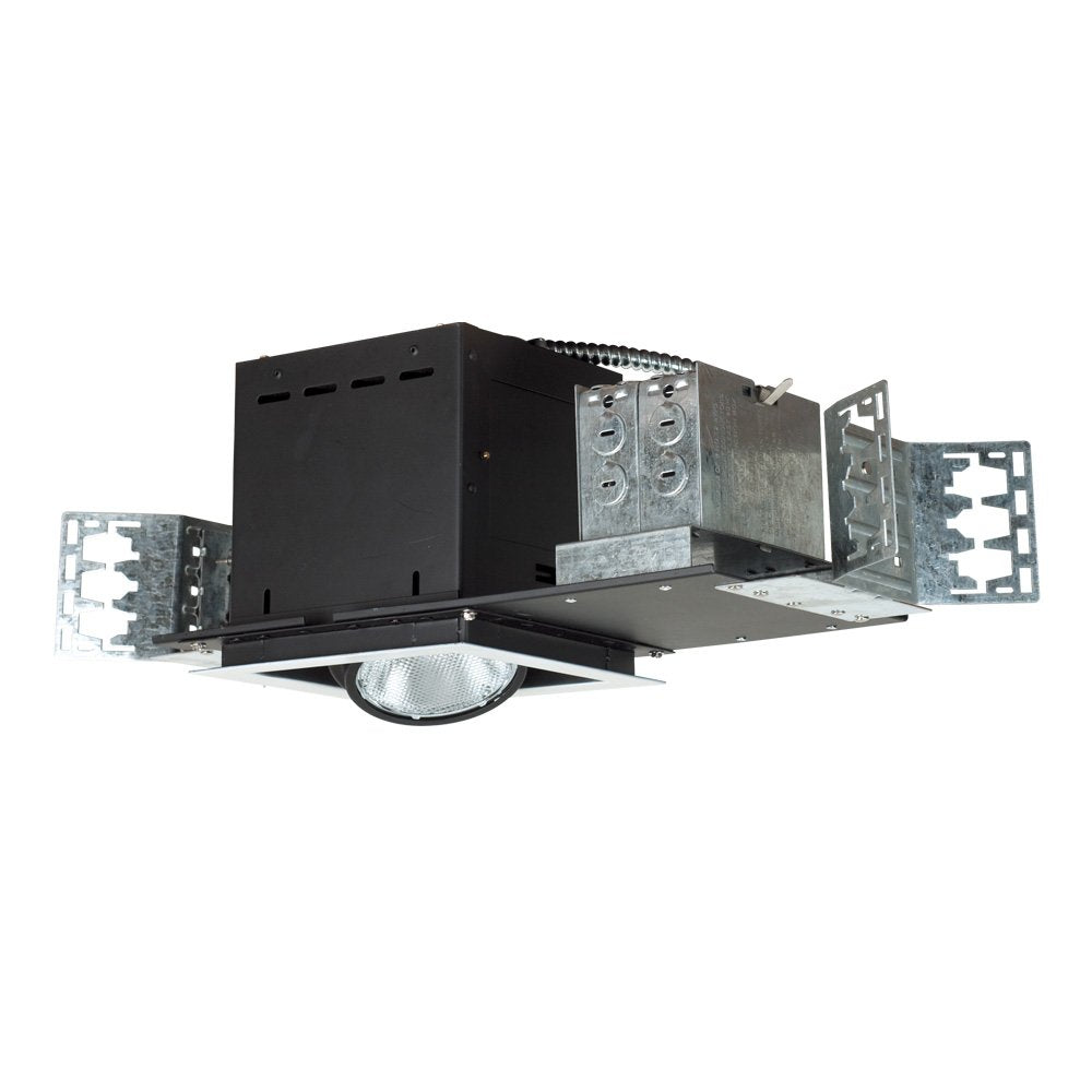 Jesco Lighting MYP30-1BB Adjustable Directional Lighting, Metal, PAR30, Black Interior with Black Trim