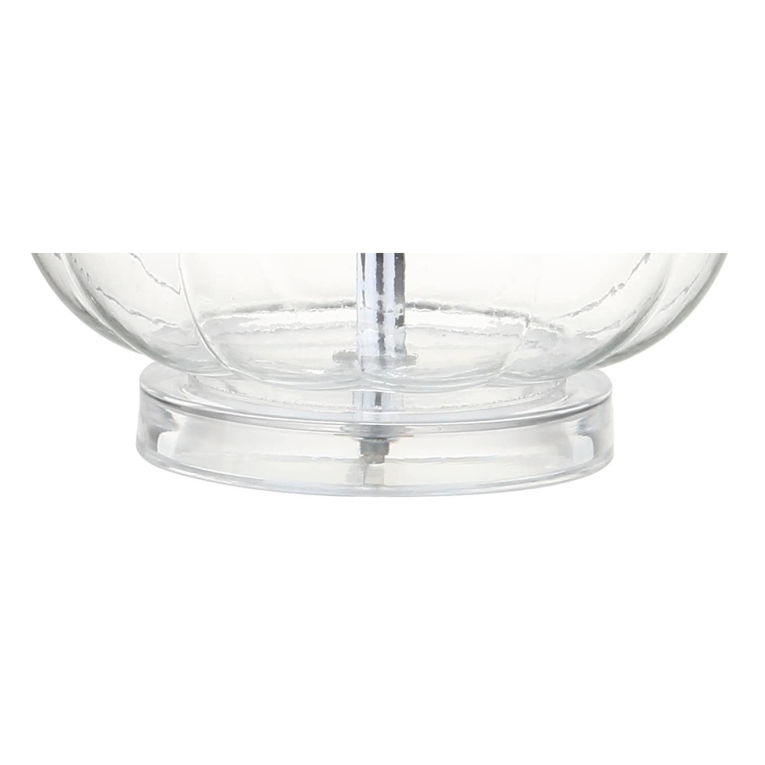 JONATHAN Y Table Lamps Set of 2 Glass Teardrop LED 28.5in Clear JYL1079C-SET2 for Bedroom Living Room Office