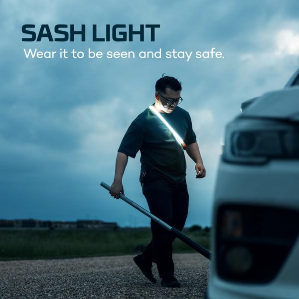 NEBO Bando 1K Automotive Work Light | 1000 Lumens, 6 Light Modes, USB-C Rechargeable, Hands Free Lighting, Power Bank, IPX4 Wate