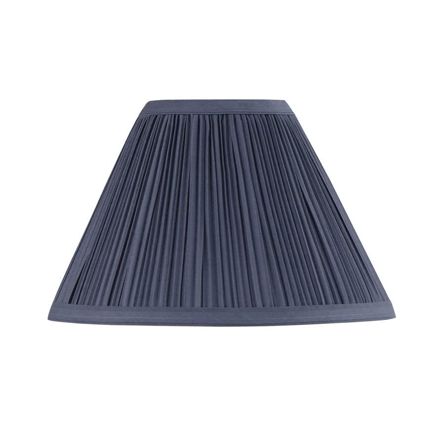 Aspen Creative 59175, Empire Uno Lamp Shade, Dark Blue, 4&quot; Top x 10&quot; Bottom x 7&quot; Slant Height, Slip UNO 33mm