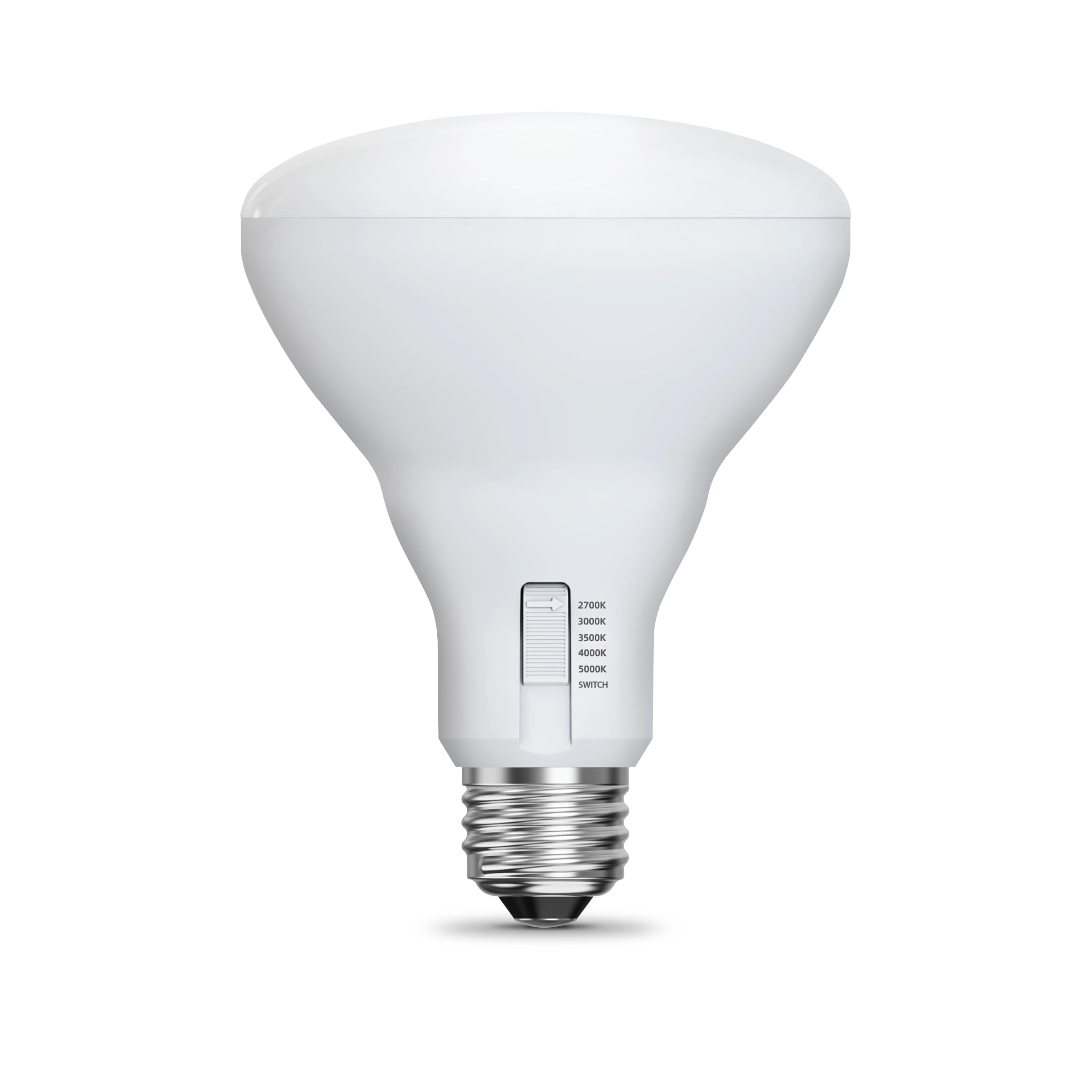 Feit Electric BR30 LED Light Bulb, 65W Equivalent, Dimmable, 650 Lumens, 5-Color Adjustable White, 25,000-Hour Lifetime, 6