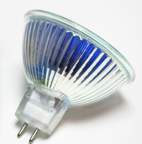 CTKcom MR11 Halogen Bulbs 12V 20W Dimmable Warm White 2700K - 6 Pack Glass Cover Fiber Optic Light