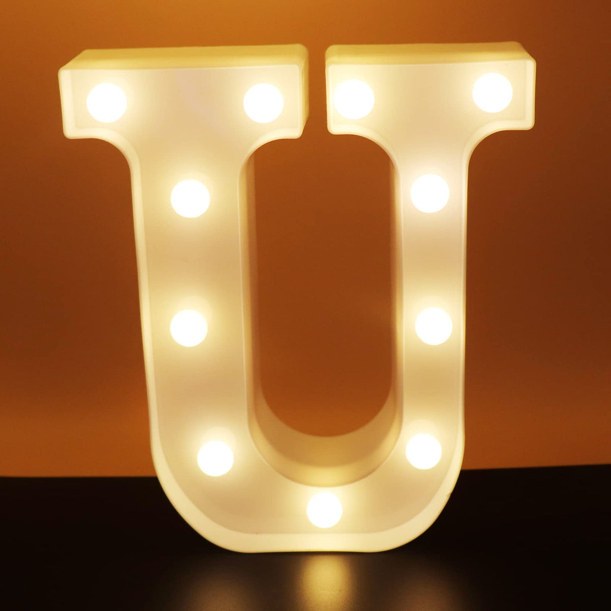 Ausaye Led Letter Lights - Light Up Alphabet Marquee For Wall Decor, Wedding/Birthday Party Battery Powered Christmas Decoration