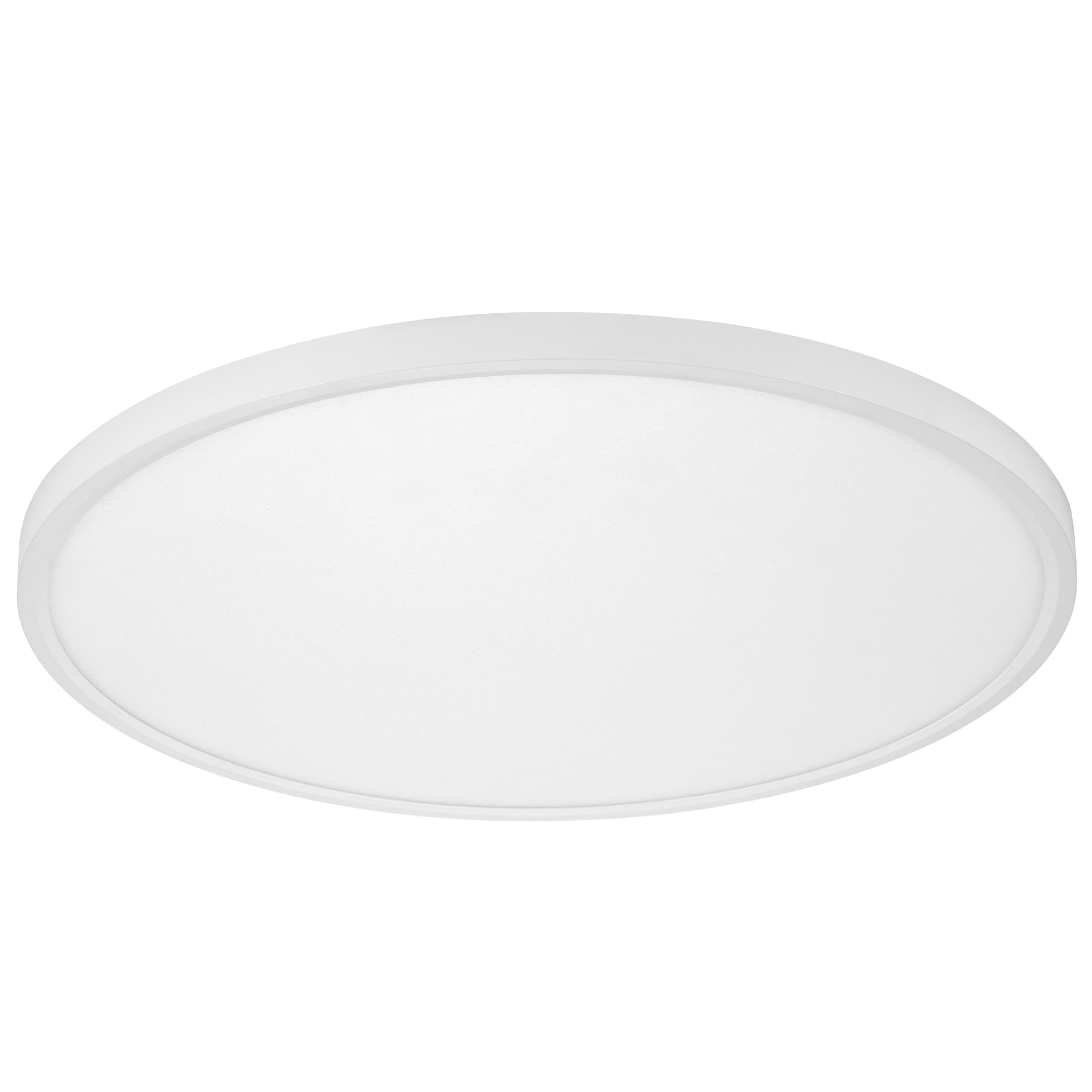 Maxxima 16 in. LED Flush Mount Ceiling Light, 3500 Lumens, 5 CCT 2700K/3000K/3500K/4000K/5000K Panel Light, White Trim Round Fix