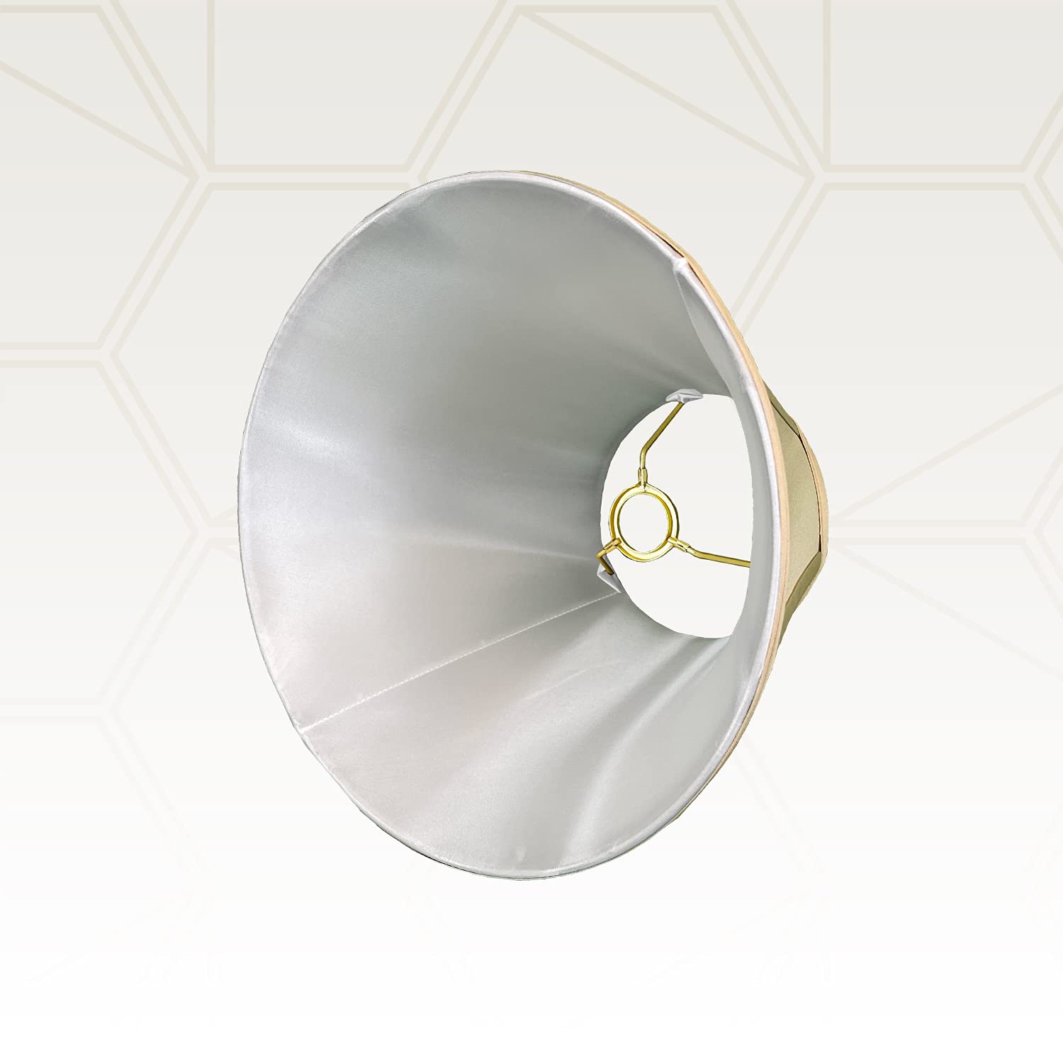 Royal Designs Bs-707U-10Bg Deep Empire Lamp Shade, 5 X 10 X 8&quot;, Beige