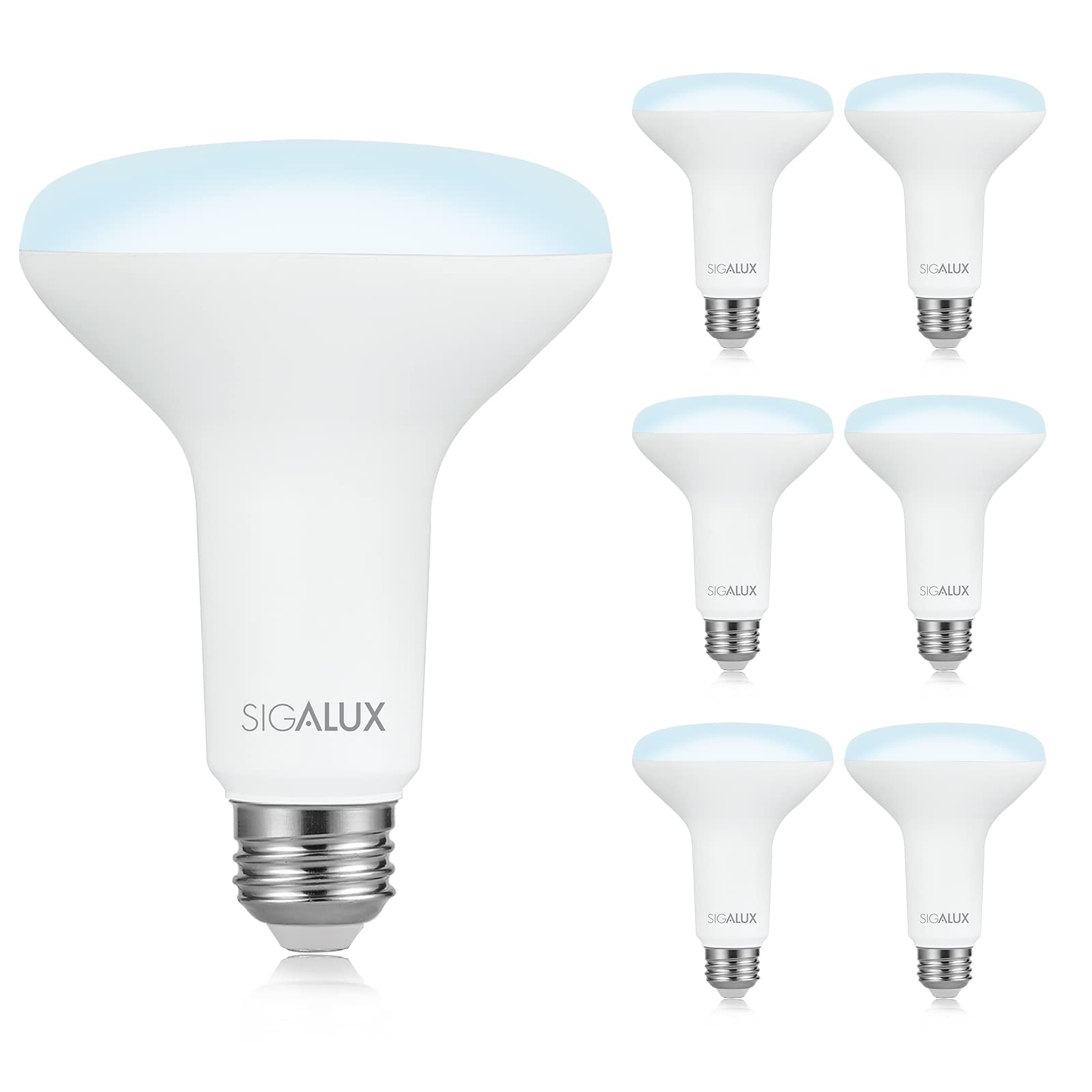 Sigalux Led Flood Lights Indoor, Br30 Led Bulb 65W Equivalent, Dimmable Recessed Light Bulbs 650Lm 5000K Daylight Can Light Bulb
