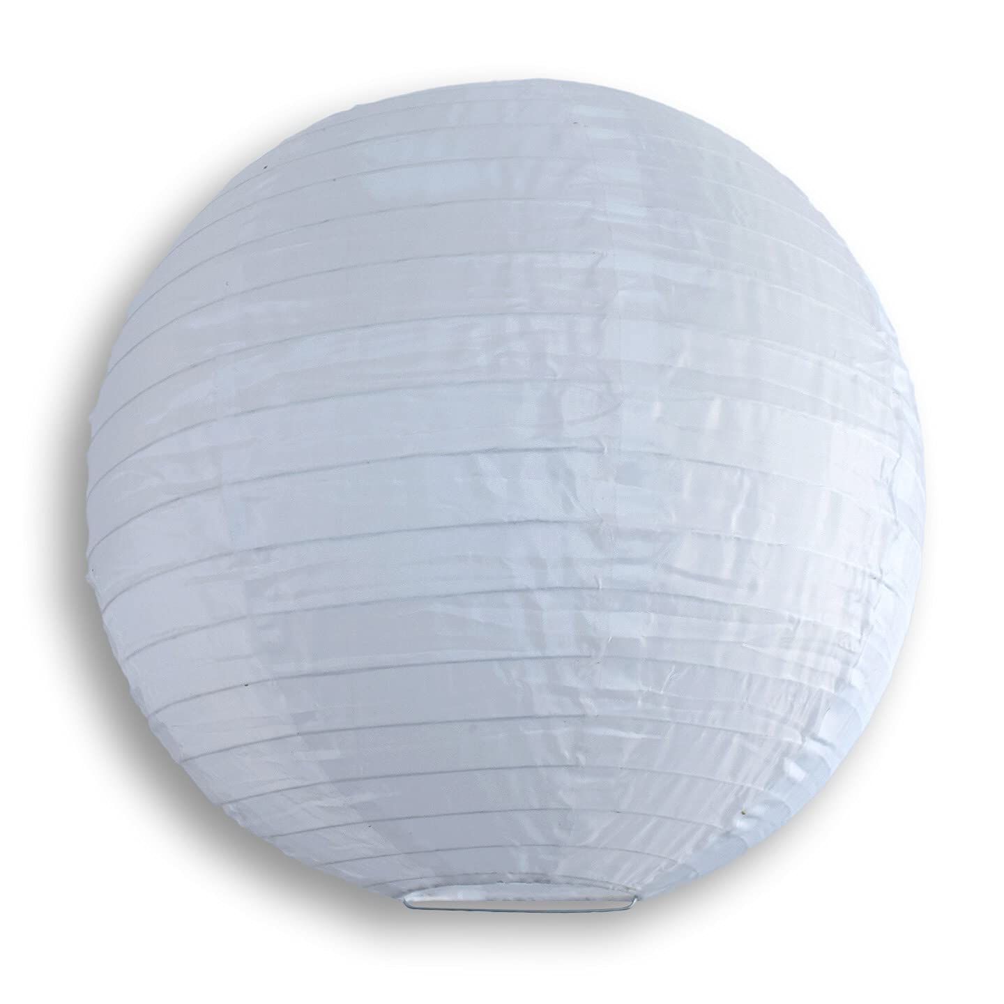 PaperLanternStore.com 8 Inch White Nylon Lantern, Durable Hanging Decoration