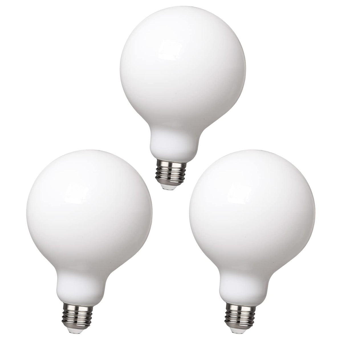 3 Pack G30 Led Globe Light Bulbs 4000K Neutral Light, 5.5W Decorative Globe Light Bulbs,E26 Base Led Bulbs, Cri>90 Perfect Use F