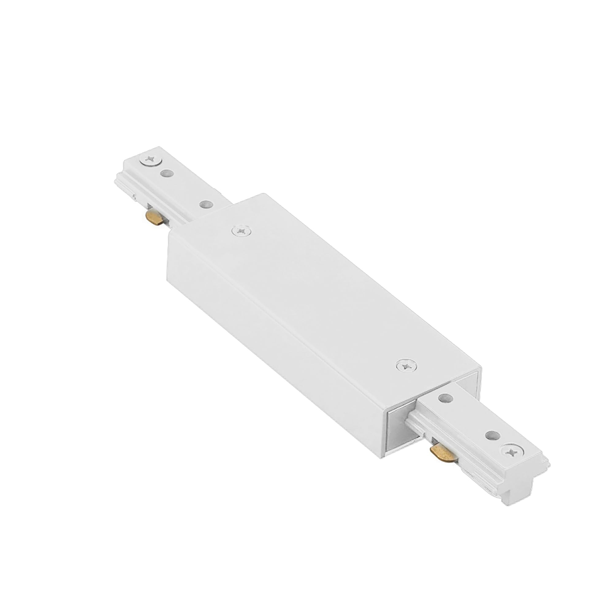 WAC Lighting HI-PWR-WT H Track Power Feedable I Connector, White 0.73x4.13x1.46