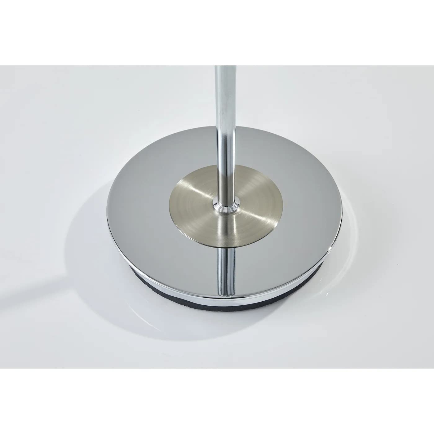 Adesso Floor Lamp 300W Torchiere, Chrome Finish, Model 5120-22, Metal Construction