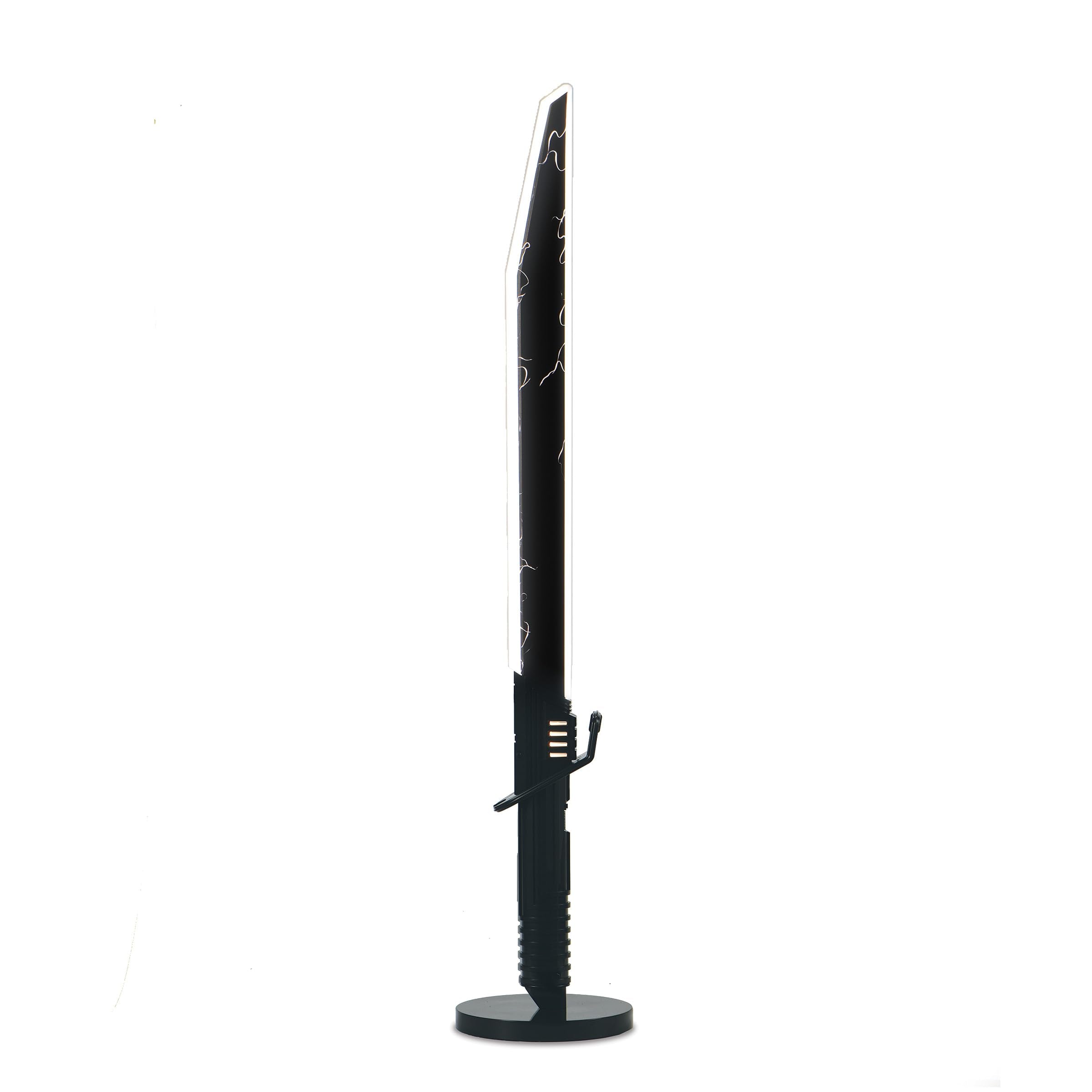 Star Wars Darksaber Floor Lamp - 4ft Tall LED Standing Light, Iconic Mandalorian Room Decor for Office, Dorm, or Home - Ultimate