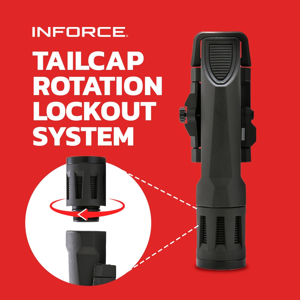 Inforce WMLX 800 Lumens Gen 2 Weaponlight White Light, Black Body (Black)