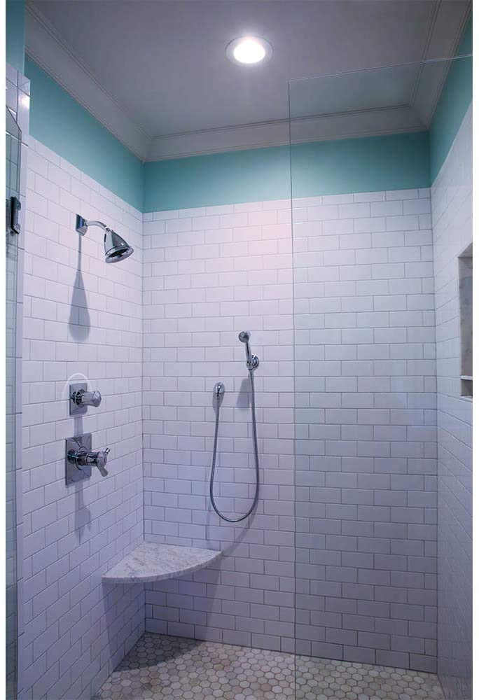 Halo 70Ps Recessed Light Trim With Frosted Albalite Lens, White, 6 In.