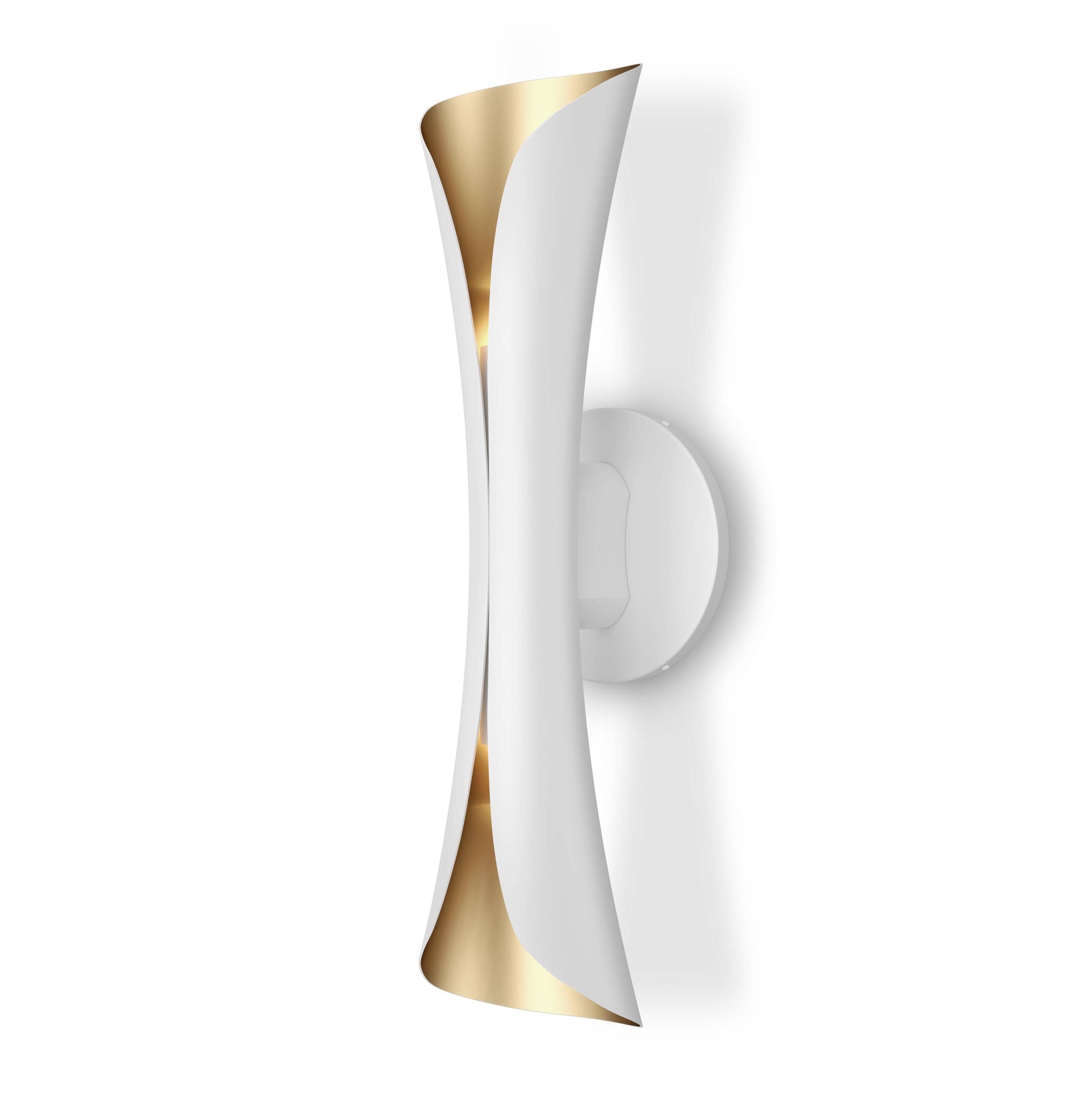 Tubicen Wall Sconce Up And Down Wall Light Indoor Dimmable E12 Home Theater Sconces Wall Lighting 15.7 H Sleek Modern Wall Lights For Living Room Bedroom Stairway Hardwired