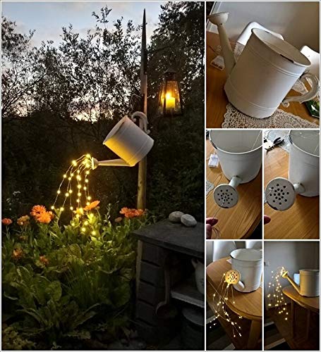 soltuus Solar Fairy String Lights - 180 LEDs Waterproof Outdoor Decor, Warm White, Copper Material