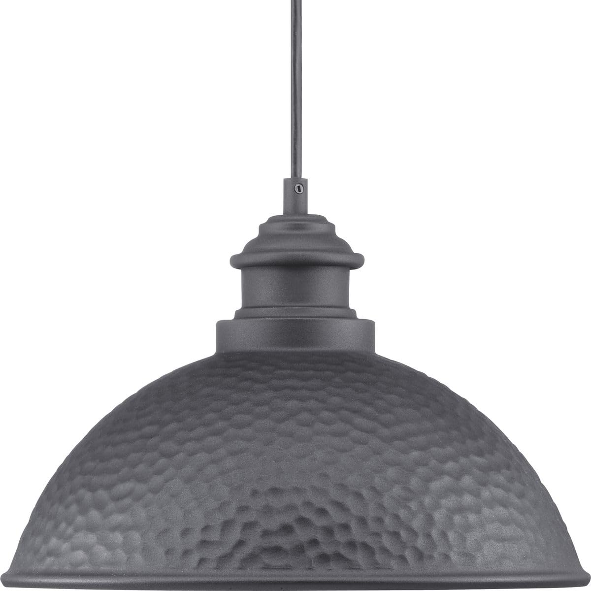 Progress Lighting Englewood 1-Light Outdoor Hanging Lantern, Textured Black, Alloy Steel, Model P550032-031