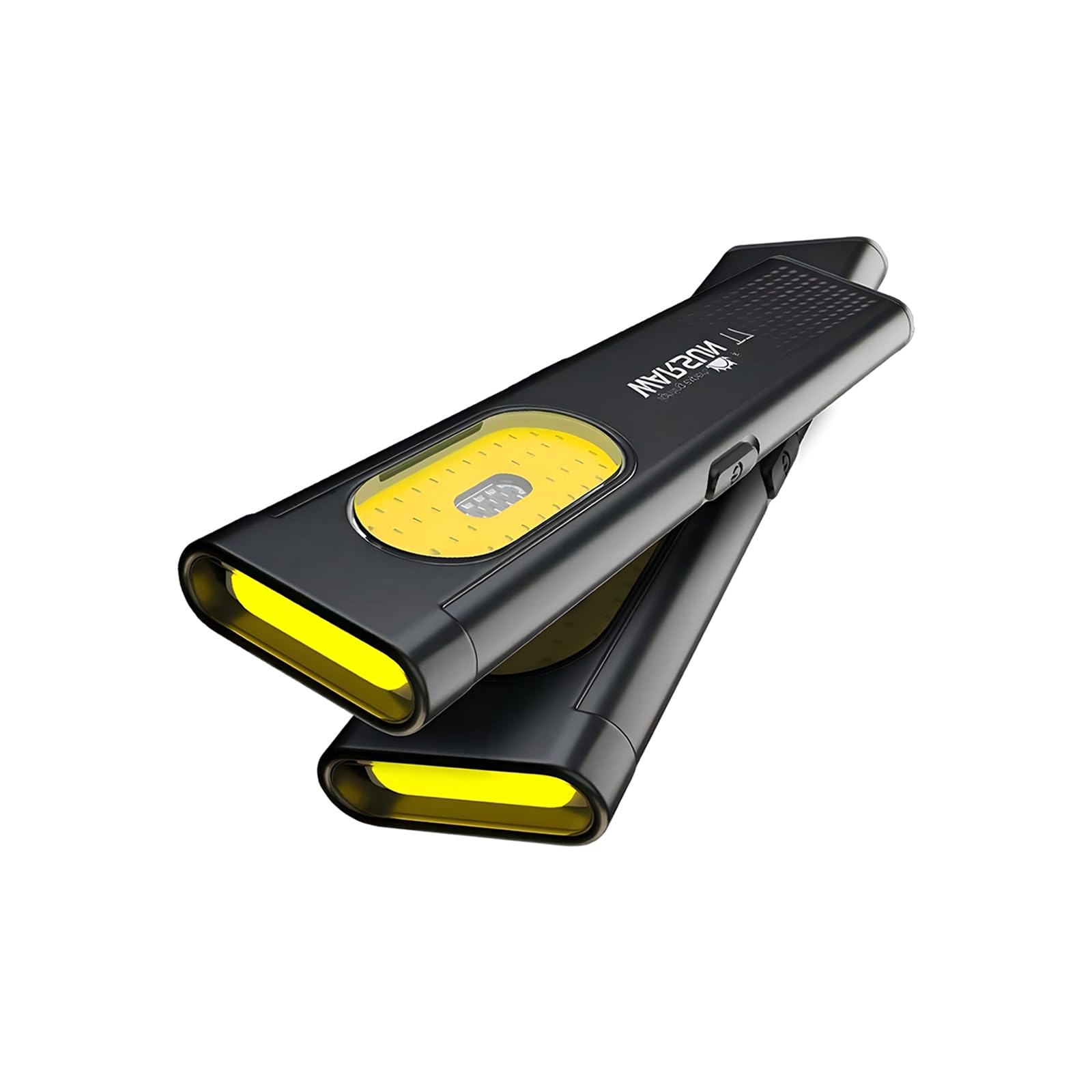 Warsun Compact Multi-Mode Pocket Led Flashlight 675Lm, Usb-C Rechargeable, Ipx4, Dual Material, Red/Blue Strobe (2, Black)