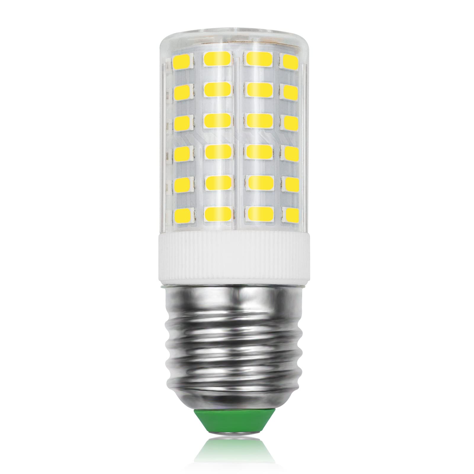 E26/26Mm Big Medium Base Screw Led Refrigerator Light Bulb Appliance Bulb 7W (60W-70W Equivalent) Non-Dimmable Cool White 6500K 1000 Lumen Ac100V-265V Floor Lighting Decorative Corn Lamp Pack Of 1