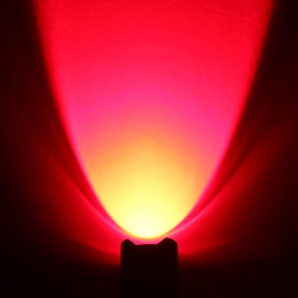 RaySoar 4 Pack Red Light Flashlight - 3 Modes, Aluminum, Ideal for Astronomy & Outdoor Activities, SK68-Red Model